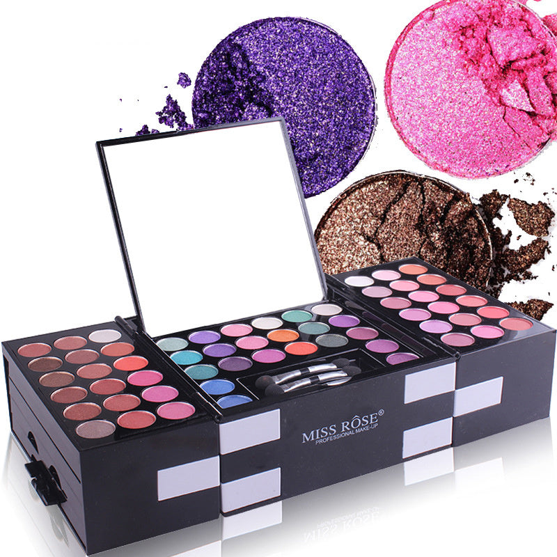 MISS ROSE 144 color 3 color 3 Color Eyeshadow blush eyebrow makeup kit