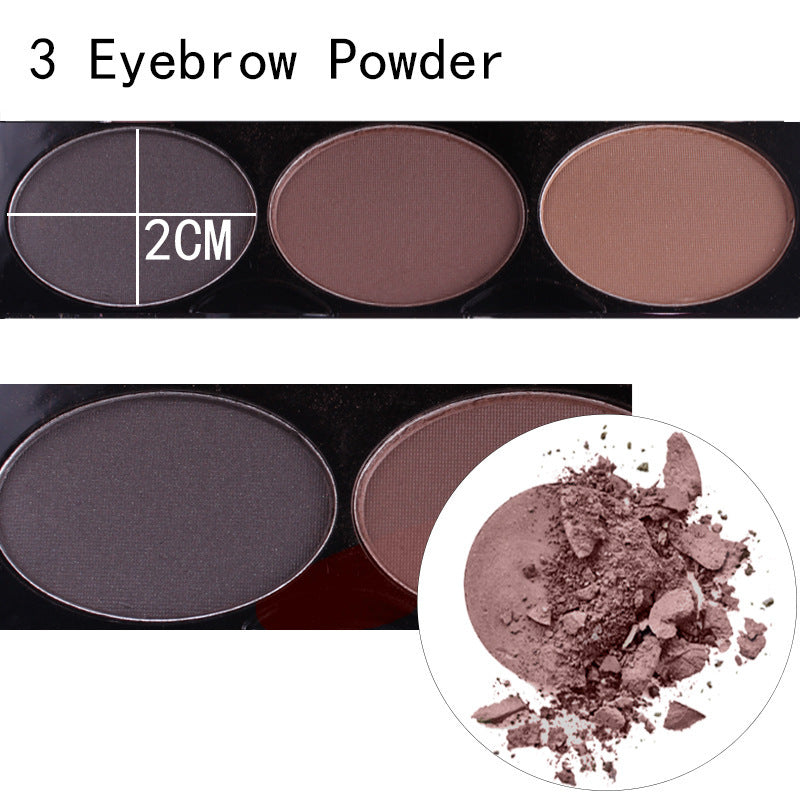 MISS ROSE 144 color 3 color 3 Color Eyeshadow blush eyebrow makeup kit