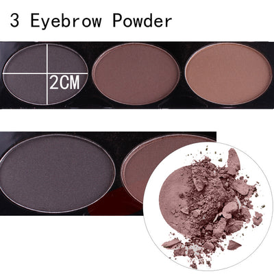 MISS ROSE 144 color 3 color 3 Color Eyeshadow blush eyebrow makeup kit