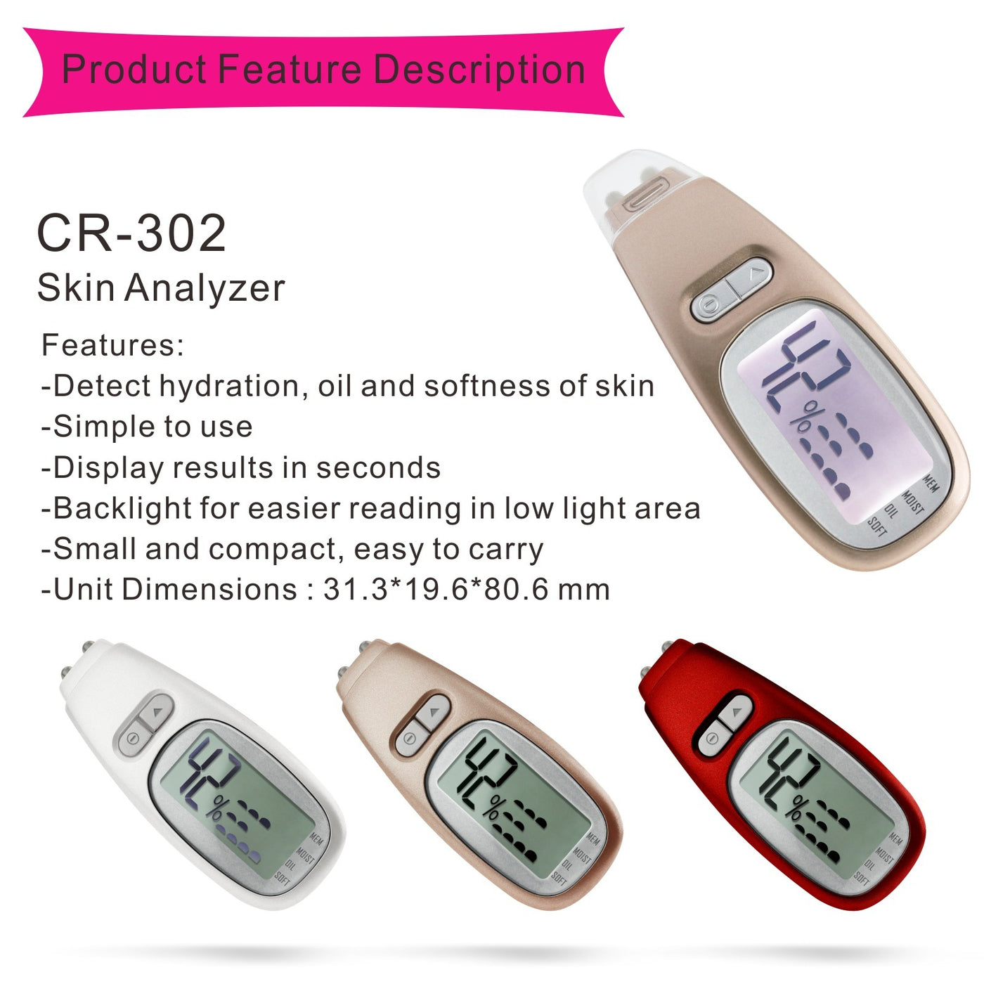 Skin Tester Face Skin Analyzer